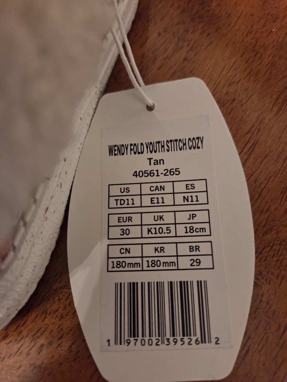 Hey Dude Wendy Fold Youth Stitch Cozy Shoe Slip On Kids Youth 11 NWT - Picture 7 of 8